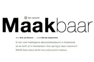 Advocatenkantoor in Amsterdam