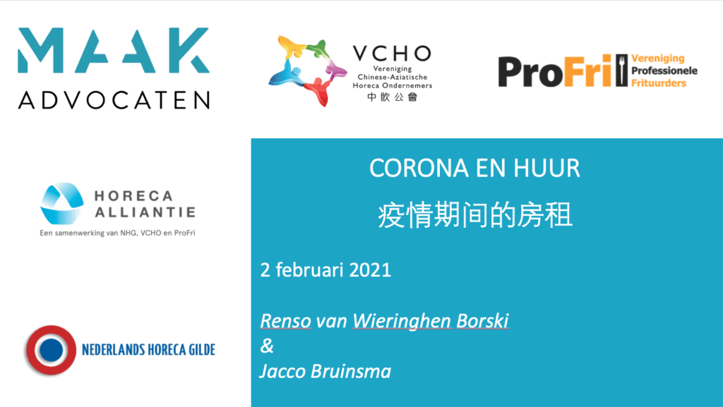 huurkorting voor horecaondernemers